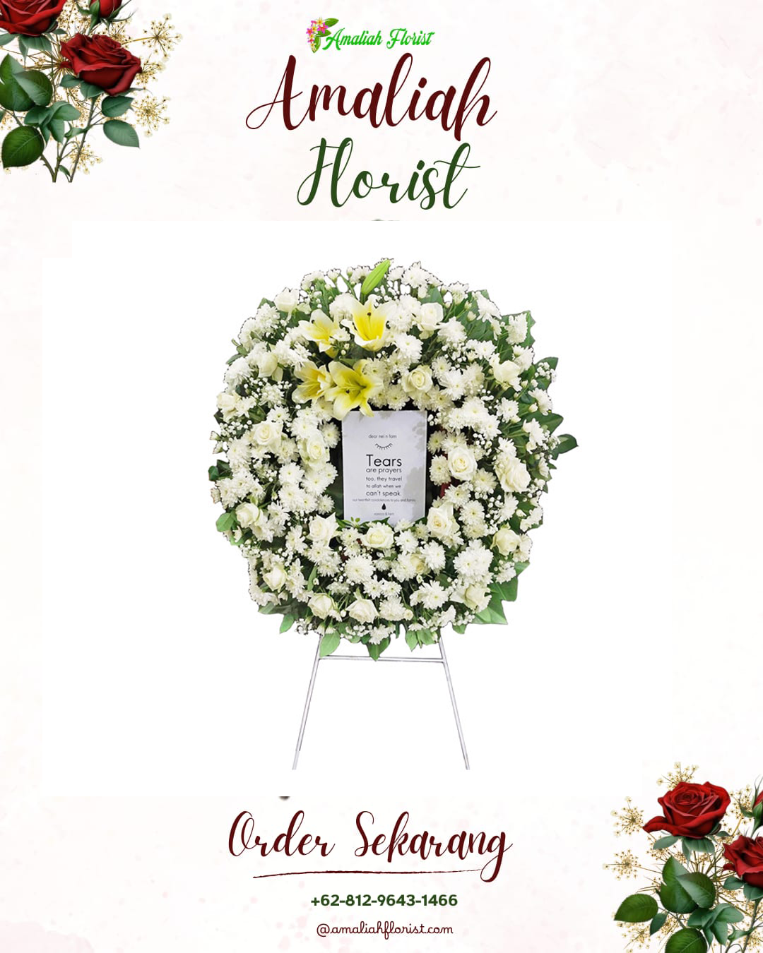 Krans Bunga Duka Solokanjeruk